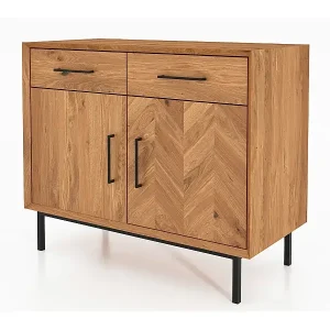 Sonderaktion ABIES - Kommode 100% aus massivem Holz aus Wildeiche, naturgeölt