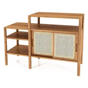 Wochenendangebot POLA - Regall aus massivem Holz aus Wiledeiche, naturgeölt