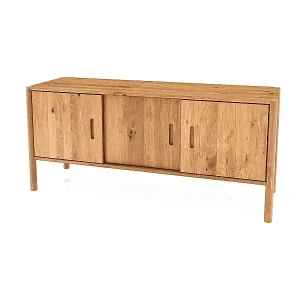 POLA - Kommode 100% aus massivem Holz aus Wildeiche, naturgeölt Solange Der Vorrat Reicht