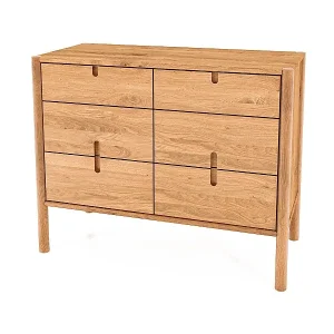 POLA - Kommode 100% aus massivem Holz aus Wildeiche, naturgeölt Bestseller