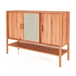 Begrenztes Angebot POLA - Kommode 100% aus massivem Holz aus Kernbuche, naturgeölt