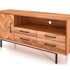 ABIES - Kommode 100% aus massivem Holz aus Kernbuche, naturgeölt Ausverkauf