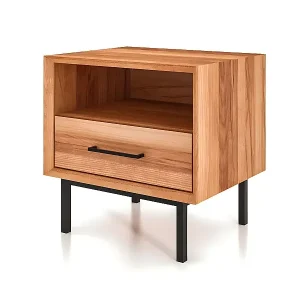 ABIES - Nachttisch mit Schublade aus Kernbuche, naturgeölt Meistverkauft