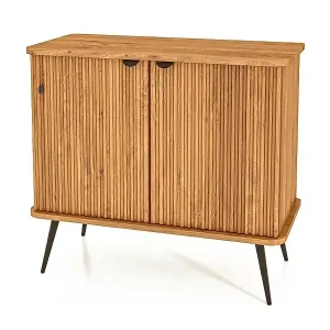 KULA - Kommode 100% aus massivem Holz aus Wildeiche, naturgeölt Solange Der Vorrat Reicht