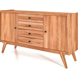 RETRO - Kommode 100% aus massivem Holz aus Kernbuche, naturgeölt Preisknaller