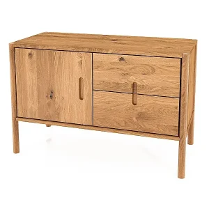 POLA - Kommode 100% aus massivem Holz aus Wildeiche, naturgeölt Meistverkauft