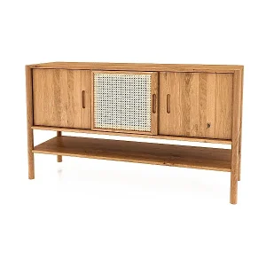 POLA - Kommode 100% aus massivem Holz aus Wildeiche, naturgeölt Neue Ware