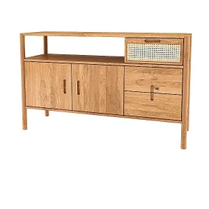 POLA - Kommode 100% aus massivem Holz aus Wildeiche, naturgeölt Versand Am Gleichen Tag