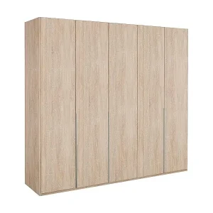 Zertifiziert KLEIDERSCHRANK New York eiche sägerau 225 / 58 / 236cm