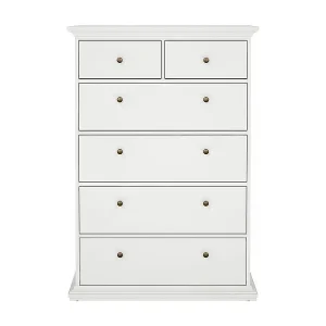 Jetzt Kaufen Venedig Kommode 6 Schubladen weiss.