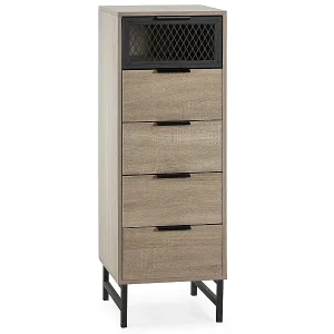 Preisreduziert Kommode Hera 4 Schubladen holzfarben