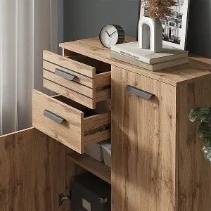 Kommode braun 38x80.1x100 amber Kostenloser Rückversand