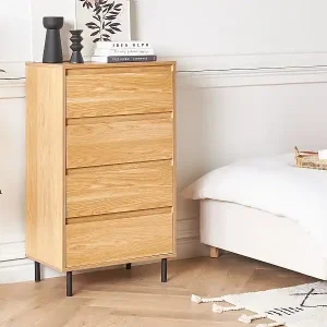 Kommode mit 4 Schubladen NIKEA Hellbraun Sofort Bestellen