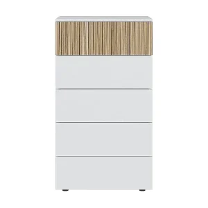 Heißes Angebot Kommode 5 Schubladen H109 cm - Ethna