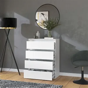 Saisonangebot Kommode weiß 74x40x99.6 claus