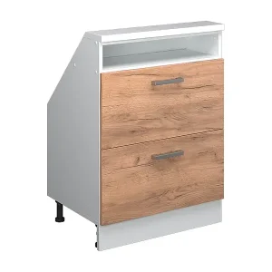 Dachschrägenschrank goldkraft eiche/weiß 60x46x81.6 rion Preisreduziert