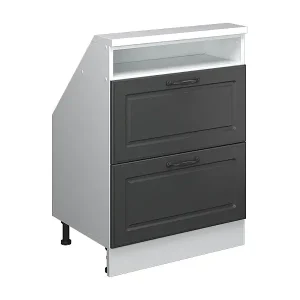 Dachschrägenschrank anthrazit landhaus/weiß 60x46x81.6 rion Kracherpreis