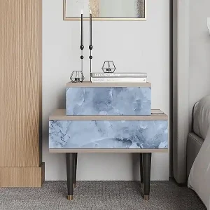 Abverkauf Nachttisch - 58х58х41 cm - NS1 - Feather Ice, Latte