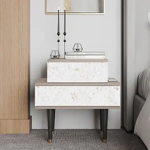 Zertifiziert Nachttisch - 58х58х41 cm - NS1 - Sweet Cotton, Latte