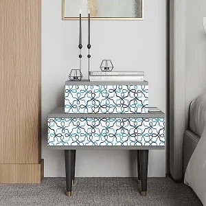 Aktuell Nachttisch - 58х58х41 cm - NS1 - Marine Strings, Grau