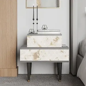 Aktuell Nachttisch - 58х58х41 cm - NS1 - Sahara desert, Grau