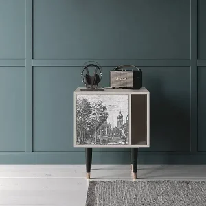 Zertifiziert Nachttisch - 57х69х48 cm - S2 - View of the Piazza, Sand