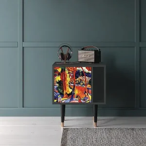 Abverkauf Nachttisch - 57х69х48 cm - S2 - The Turning Road, Anthrazit