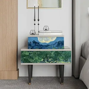 Aktuell Nachttisch - 58х58х41 cm - NS1 - The Oil Trees, Sand