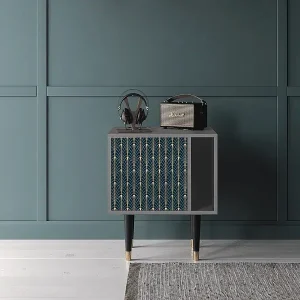 Zertifiziert Nachttisch - 57х69х48 cm - S2 - Flower of the Nile, Grau