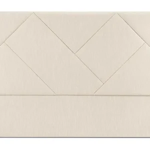 Geprüft CXL by Christian Lacroix - Kopfteil "Alpilles" Sitzer aus strukturiertem Stoff leichtes beige - 160x8x120cm