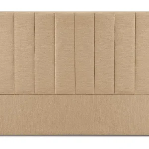 CXL by Christian Lacroix - Kopfteil "Camargue" Sitzer aus strukturiertem Stoff beige - 140x8x120cm Sonderaktion