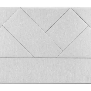 CXL by Christian Lacroix - Kopfteil "Alpilles" Sitzer aus strukturiertem Stoff hellgrau - 160x8x120cm Nur Für Kurze Zeit