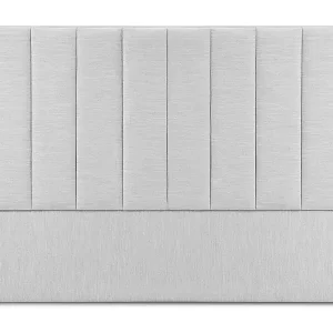 Echt CXL by Christian Lacroix - Kopfteil "Camargue" Sitzer aus strukturiertem Stoff hellgrau - 180x8x120cm