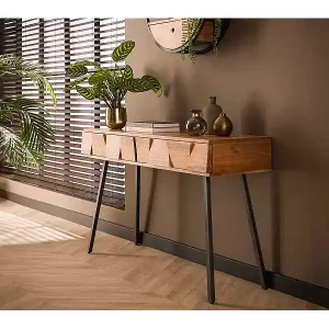 Schminktisch - Holz Holz - 40 x 125 cm - ANYL Nur Für Kurze Zeit