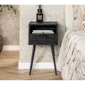 Angebot Nachttisch - Holz Holz - 35 x 35 cm - MIENA